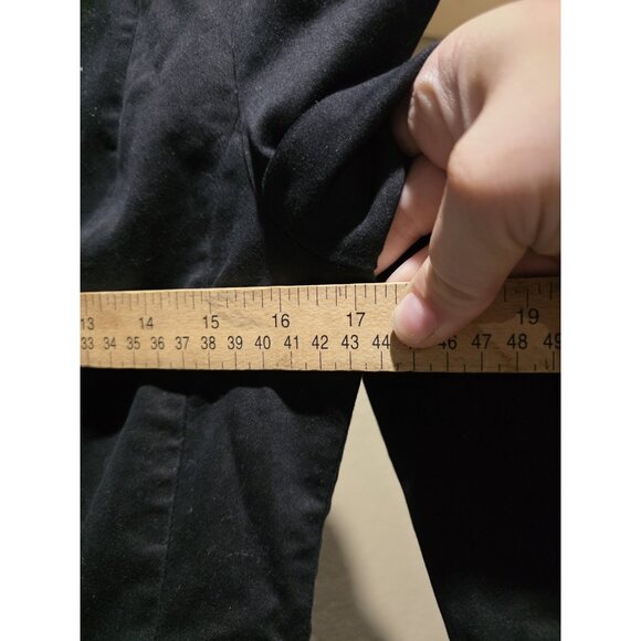 H&M Women's Fitted Blazer One Button Lining Black Size 6 Stretch Elegant Casual - Picture 5 of 6